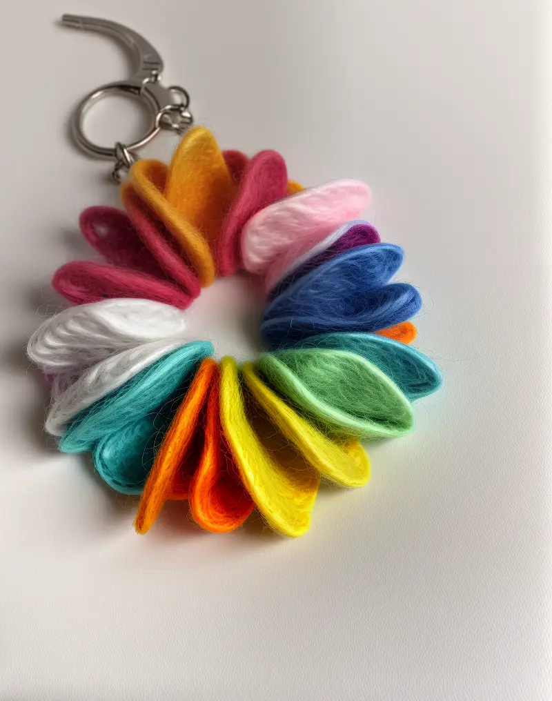 FIlzprodukte - rosa herzchen